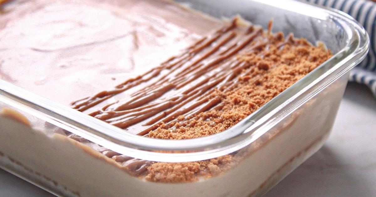 Torta de speculoos cremosa, sem forno e sem gelatina....