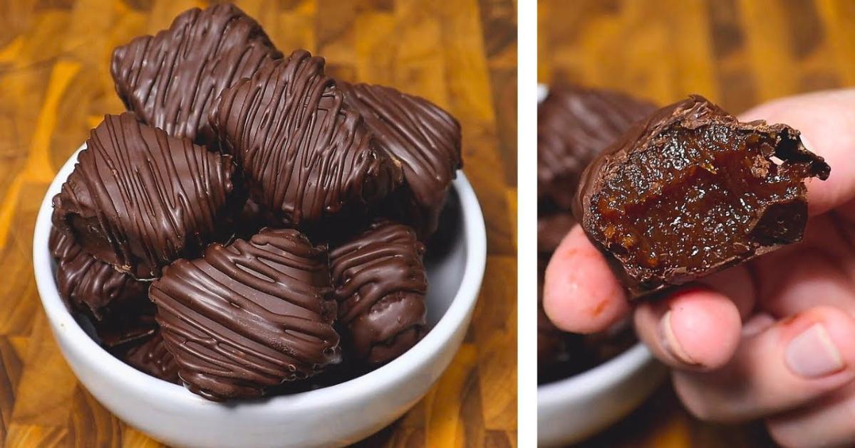 Receita fácil de bombom de banana com chocolate usando só 4 ingredientes....