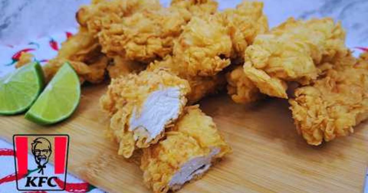 Receita de frango frito KFC com casquinha crocante e sabor marcante....