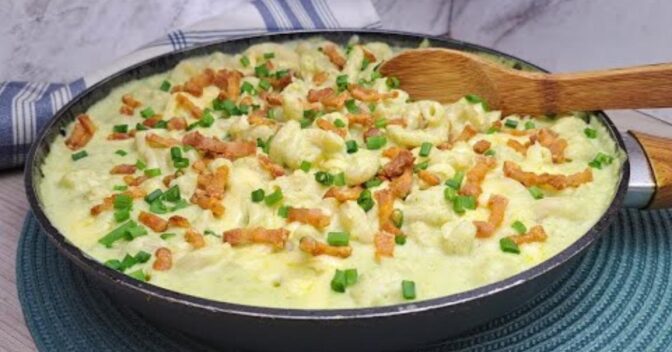 Especiais: Receita Cremosa de Macarrão com Molho de Batata e Brócolis que Vai Surpreender