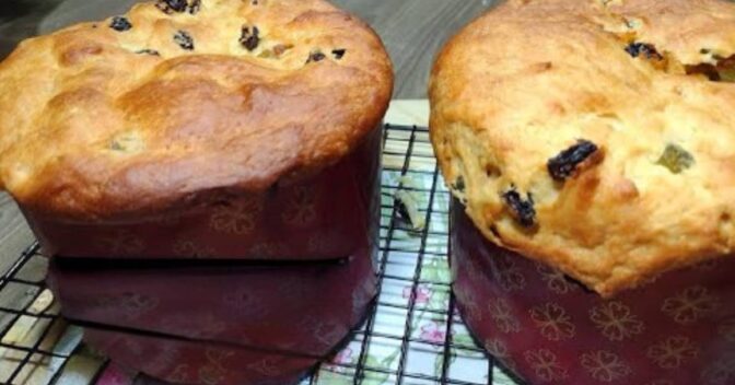 Pães: Panetone Massa Mole Fácil Fofinho