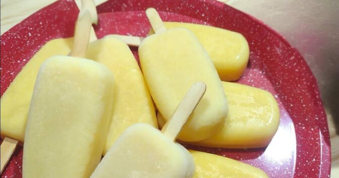 Sobremesas: Picolé Caseiro de Milho Verde Cremoso