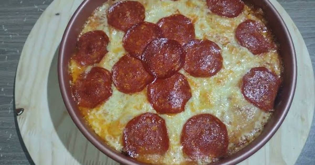 Pizza Pan de Massa Grossa Caseira e Fofinha é uma receita deliciosa para fazer em...