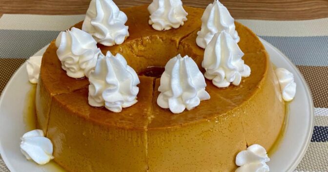 Especiais: Pudim de Doce de Leite com Banana Cremosa