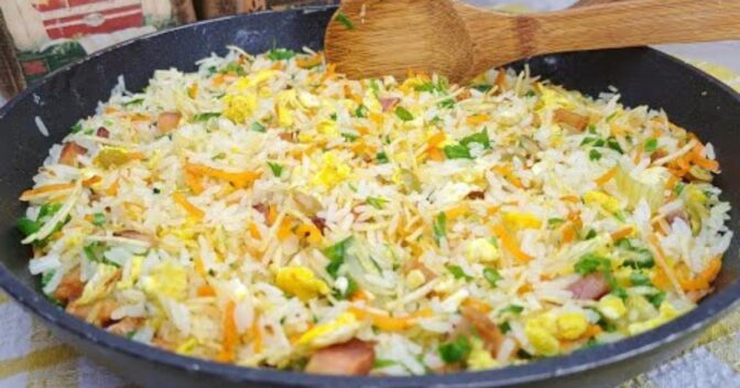 Especiais: Receita com sobra de arroz cozido que fica pronta em minutos!