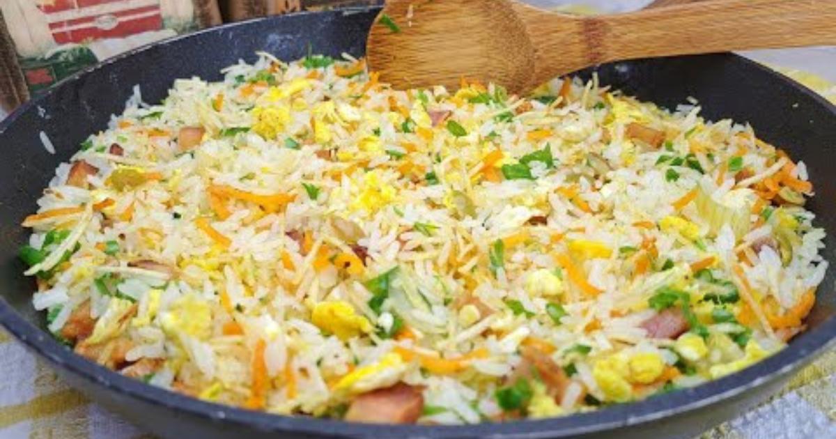 Receita com sobra de arroz cozido que fica pronta em minutos!