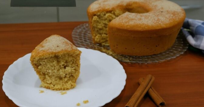 Bolos: Receita de Bolo de Canela Fofinho