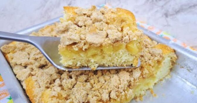 Sobremesas: Cuca de Abacaxi com Crumble que Derrete na Boca