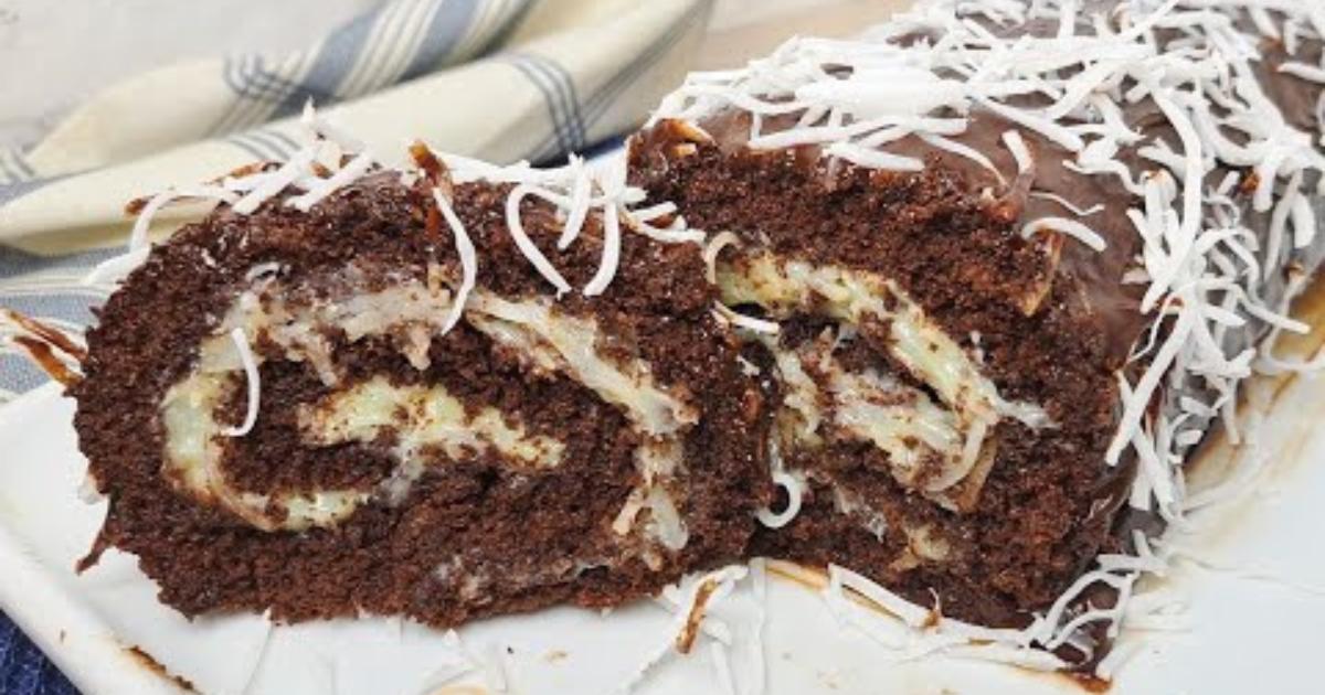 Rocambole Prestígio: Receita Fácil e Rápida Feita no Liquidificador!