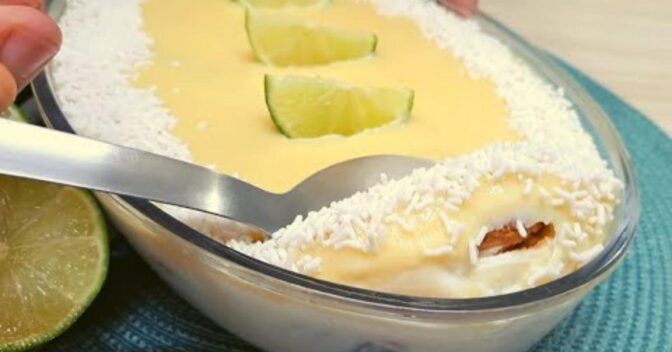 Sobremesas: Você nunca viu uma sobremesa de limão com chocolate branco tão fácil