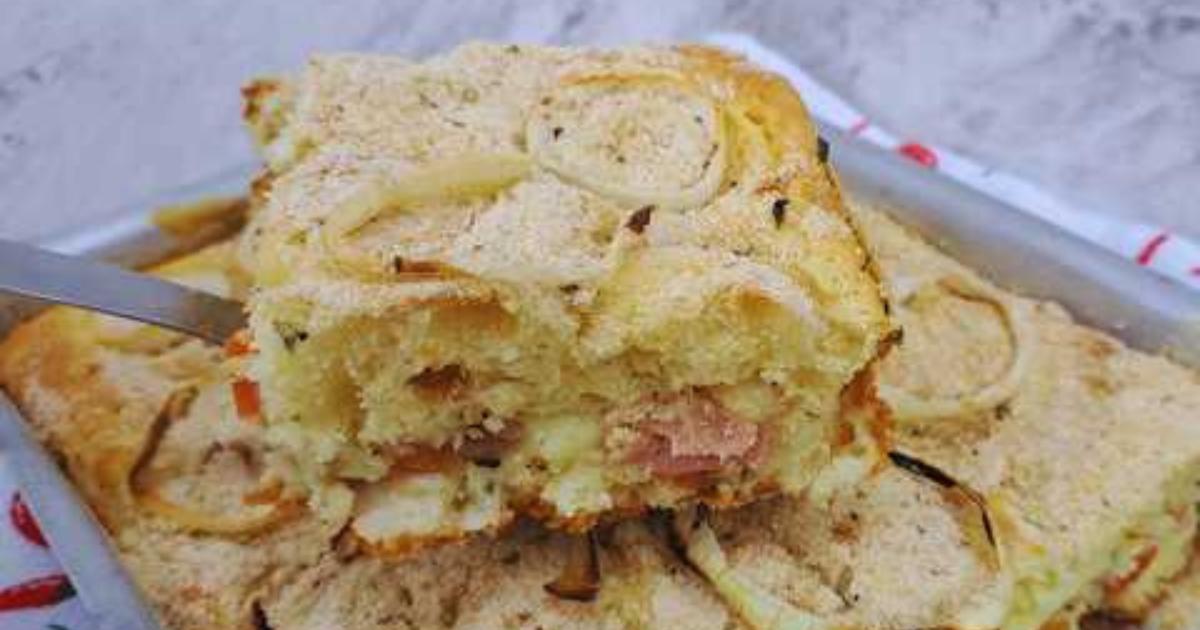 Receita fácil e saborosa feita no liquidificador....