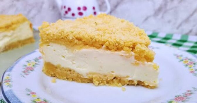 Tortas: Você Nunca Provou Uma Torta de Ricota com Crumble e Limão Tão Boa Assim!