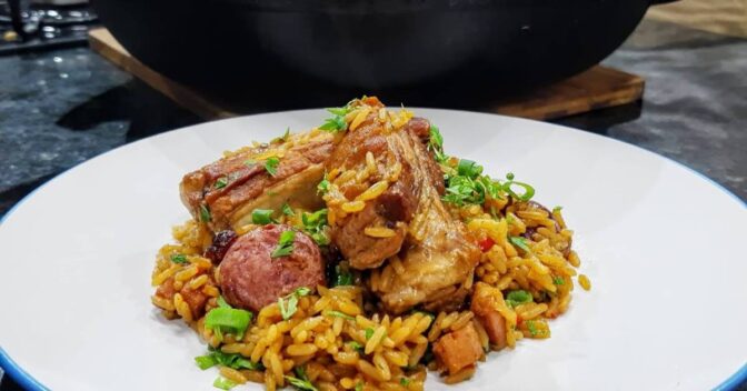 Carnes: Arroz com Carne de Porco uma Receita Simples