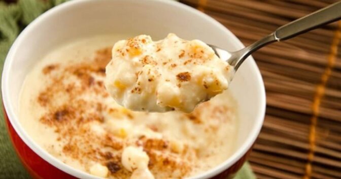 Sobremesas: Canjica Cremosa com Coco e Amendoim Delicioso