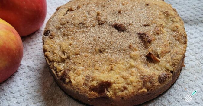 Tortas: Cuca de Maçã Verde com Farofa Crocante Deliciosa
