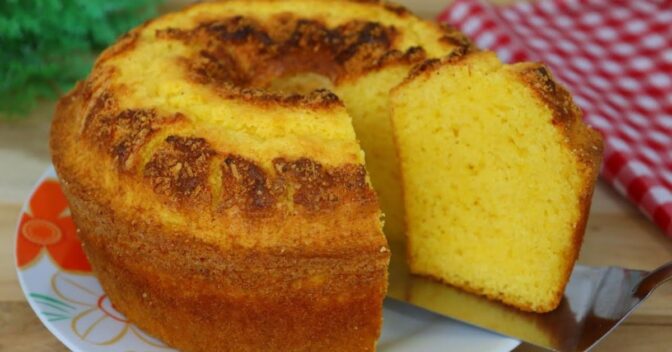 Bolos: Descubra o Segredo do Bolo de Fubá Mais Fofo que Você Já Viu