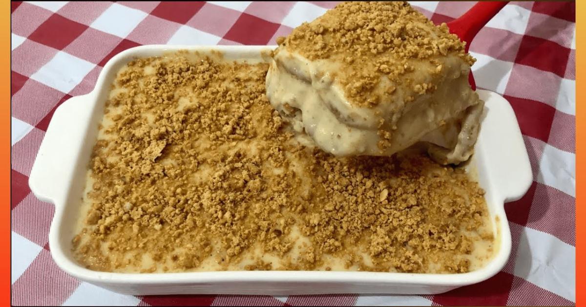 Sobremesa fácil, cremosa e perfeita para a mesa junina....