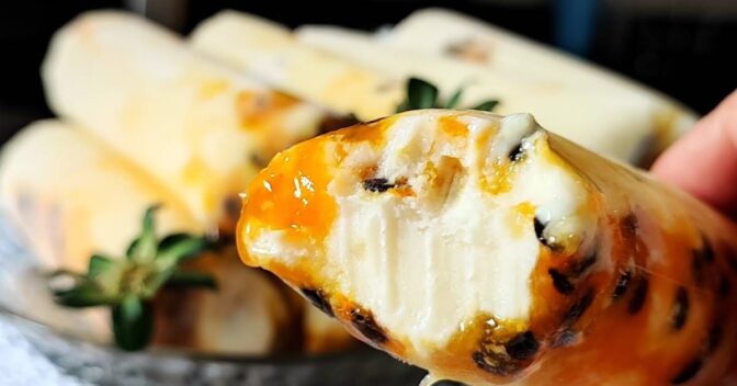 Sobremesas: Geladinho Gourmet de Maracujá Fácil Refrescante