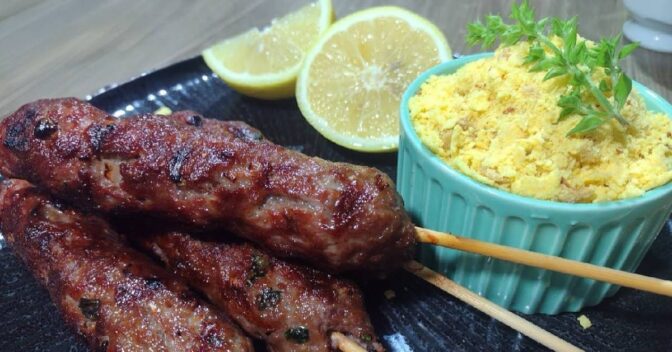 Carnes: Kafta de Carne com Creme de Cebola Fácil Demais