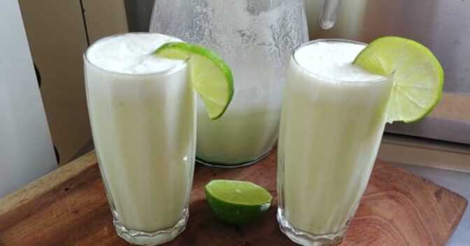 Bebidas: Limonada Suíça Cremosa com Leite Condensado Geladinha