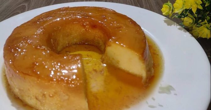 Pudim: Pudim Rápido de Pressão Sem Liquidificador