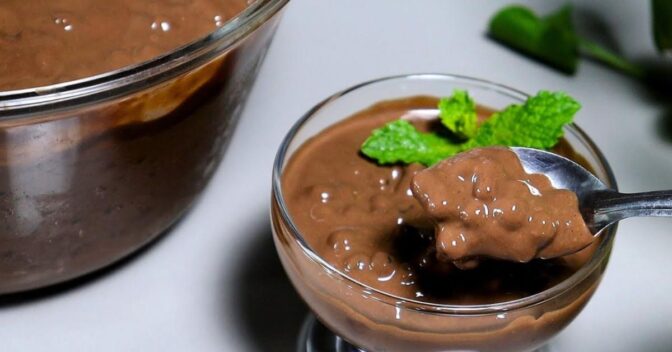 Festa Junina: Sagu de Chocolate Cremoso para Festa Junina