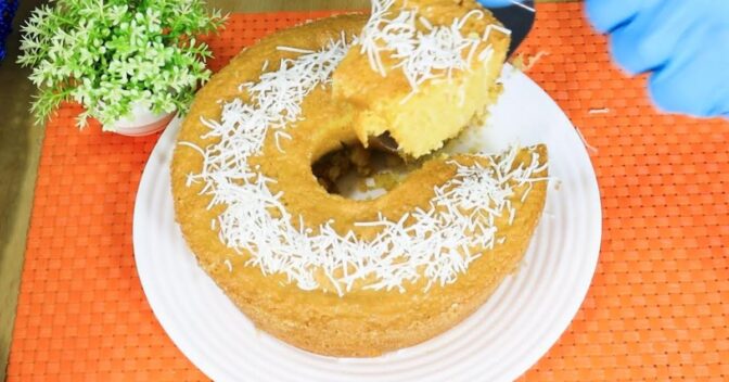 Bolos: Você Nunca Mais Vai Fazer Outro Bolo de Fubá com Coco Depois de Provar Esse