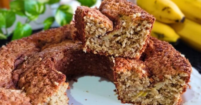 Bolos: Você Nunca Mais Vai Querer Outro Bolo de Banana Depois Desse