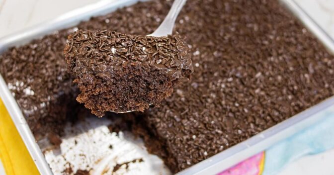 Bolos: Bolo de Chocolate Quente na Colher