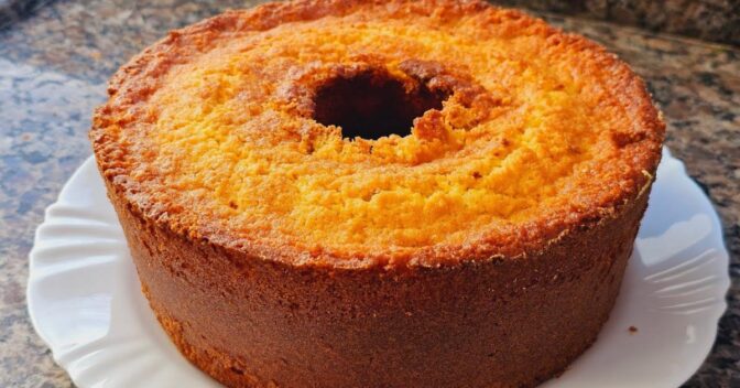 Bolos: Bolo de Laranja Sem Leite e Sem Trigo