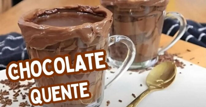Bebidas: Chocolate Quente Cremoso com Nutella Sem Amido