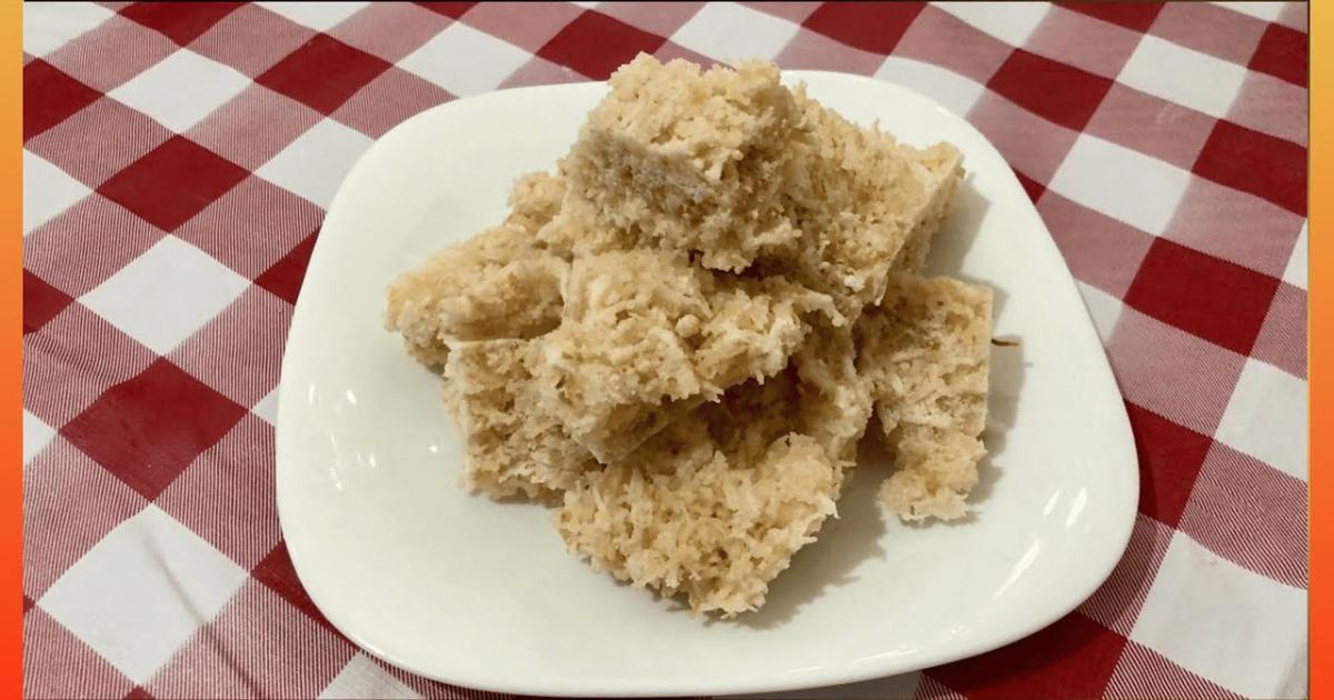 Cocada tradicional com coco e açúcar, sem leite condensado....