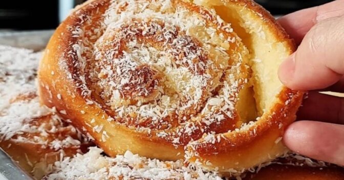 Pães: Fatias Húngaras de Coco e Amendoim Fofinhas
