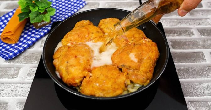 Aves: Frango na Cerveja Suculenta Fácil