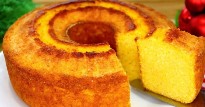 Bolos: O segredo do bolo de fubá grandão