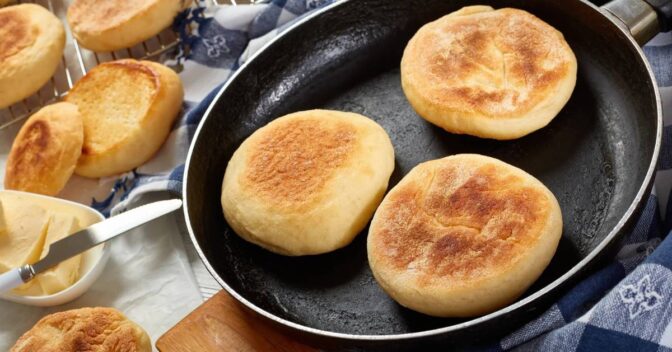 Pães: Pão de Frigideira Fofo Melhor que Padaria Caseira