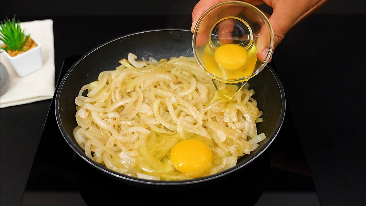 Receita Cebola Com Ovos Super Irresistível é ideal para qualquer hora do dia. Prática, rápida...