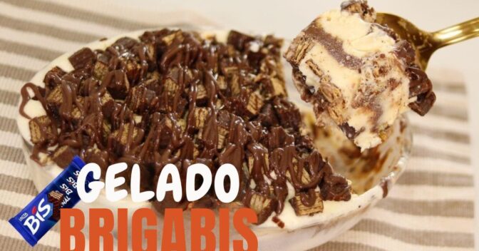 Sobremesas: Sobremesa Gelada de Bis com Sorvete e Brigadeiro