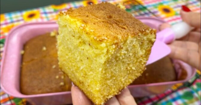 Bolos: Você Nunca Imaginou Que Bolo de Cuscuz Fosse Tão Fofinho e Fácil Assim