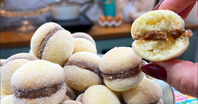 Doces: Casadinhos de Doce de Leite que Derretem na Boca
