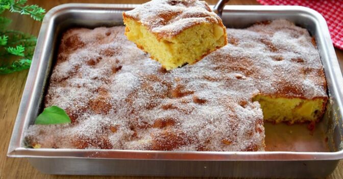 Bolos: Receita de Bolo de Maçã Econômico Fofinho Que Vai Te Surpreender