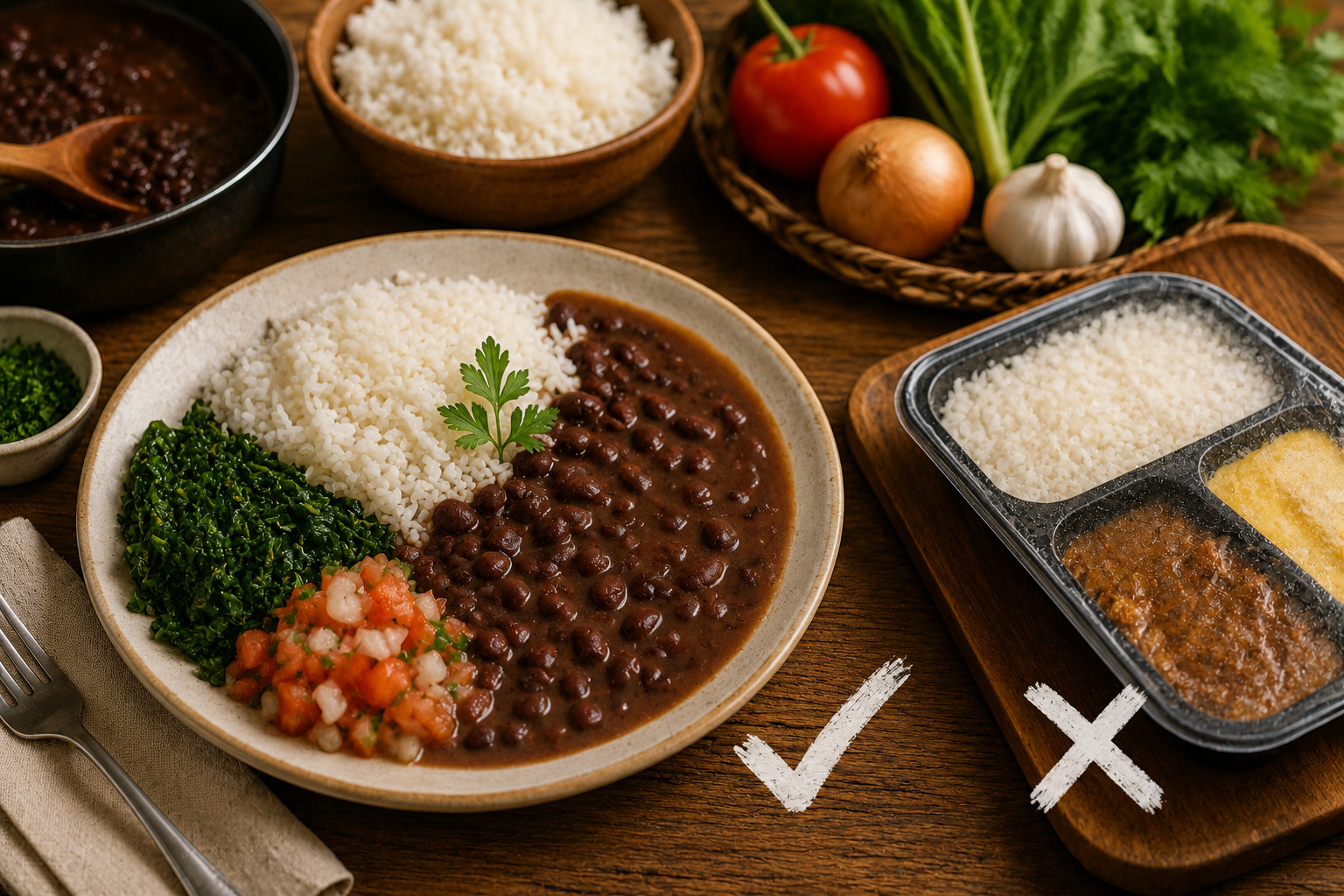 A busca por uma alimentação considerada moderna levou algumas pessoas a tratar arroz e feijão...