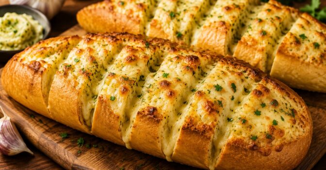 Notícias: O pão de alho pode sair queimado por fora e frio no meio: o corte, a gordura e a posição no forno decidem a crosta antes do alho