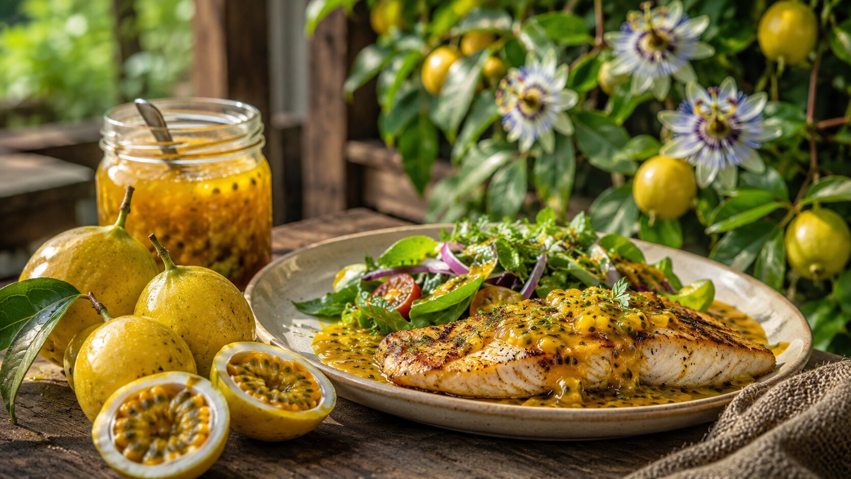 O maracujá-do-mato costuma chamar atenção antes mesmo de chegar à cozinha. A trepadeira se espalha...