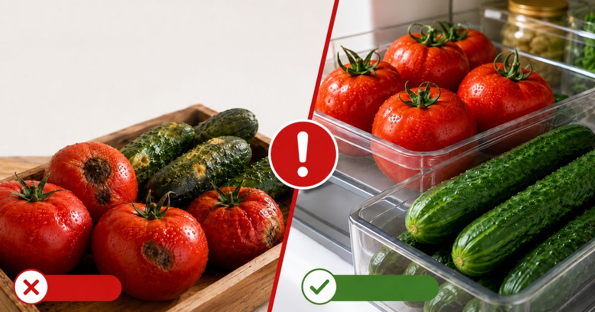 Apesar de combinarem perfeitamente nas saladas, os dois alimentos devem ser mantidos separados durante o...