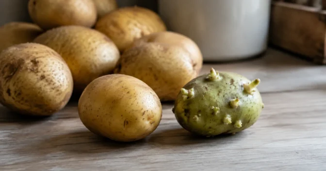 Notícias: A parte verde da batata não é a toxina, mas funciona como um alerta: por que brotos e gosto amargo pedem descarte