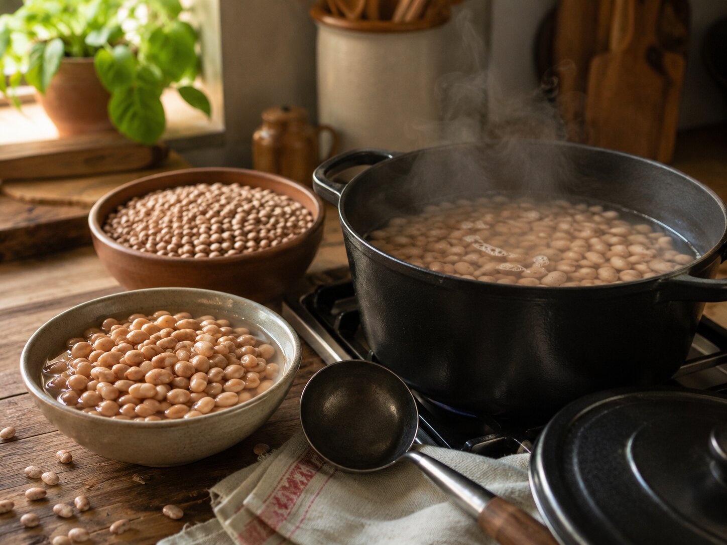 Eu já desisti de cozinhar feijão porque esqueci de colocá-lo de molho. A receita parecia...