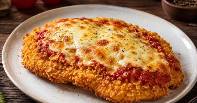 Especiais: Eu troquei a farinha de rosca por flocos de milho triturados e descobri outra forma de criar uma crosta no filé à parmegiana