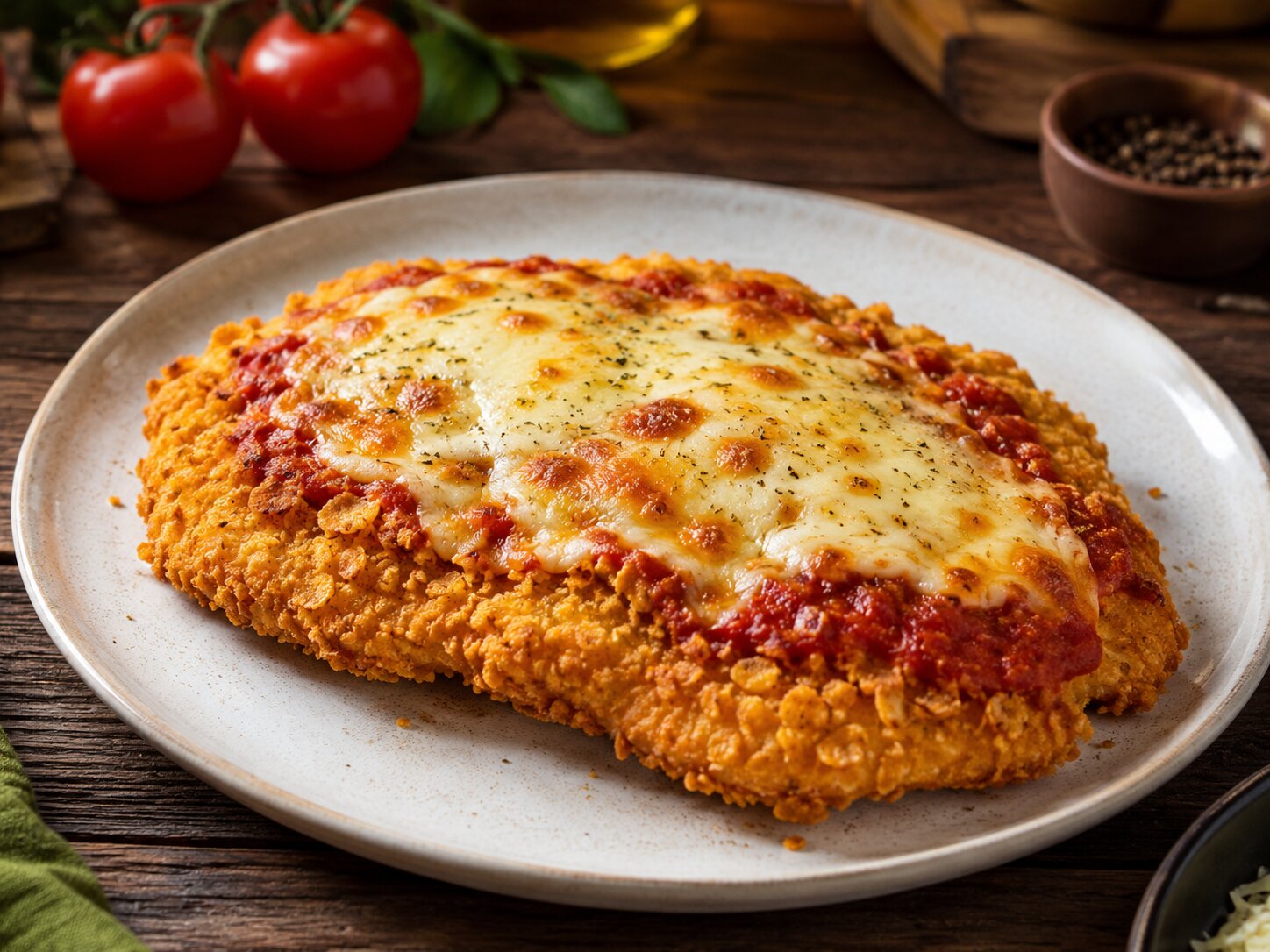 Eu associava filé à parmegiana a uma sequência quase obrigatória. Carne, ovo, farinha, fritura, molho...