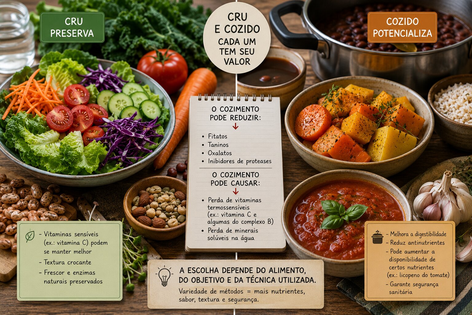 Durante muito tempo, eu associei alimento cru a alimento preservado. Se não havia calor, imaginei...